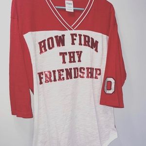 How Firm Thy Friendship PINK Shirt Ohio State
